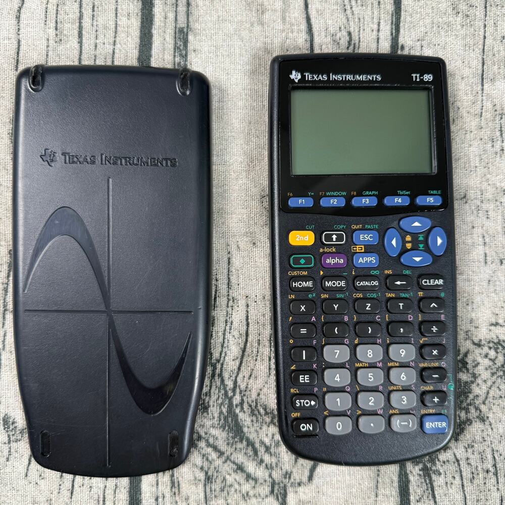 Texas Instruments TI-89 Graphing Calculator W/Cover Works